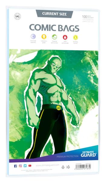 Ultimate Guard Comic Bags Current Size (100)